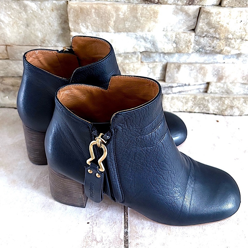 See by Chloe  Black Leather Ankle Boots